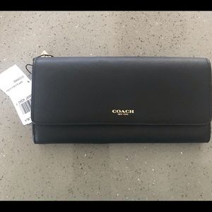Coach black wallet